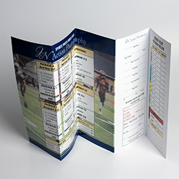 5-panel self-mailer brochure