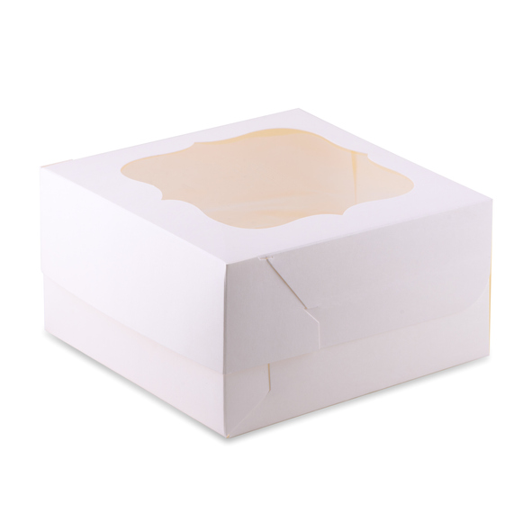 white folded box